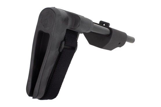SB Tactical Pistol Stabilizing Brace for SIG SAUER MCX and MPX features an adjustable velcro strap